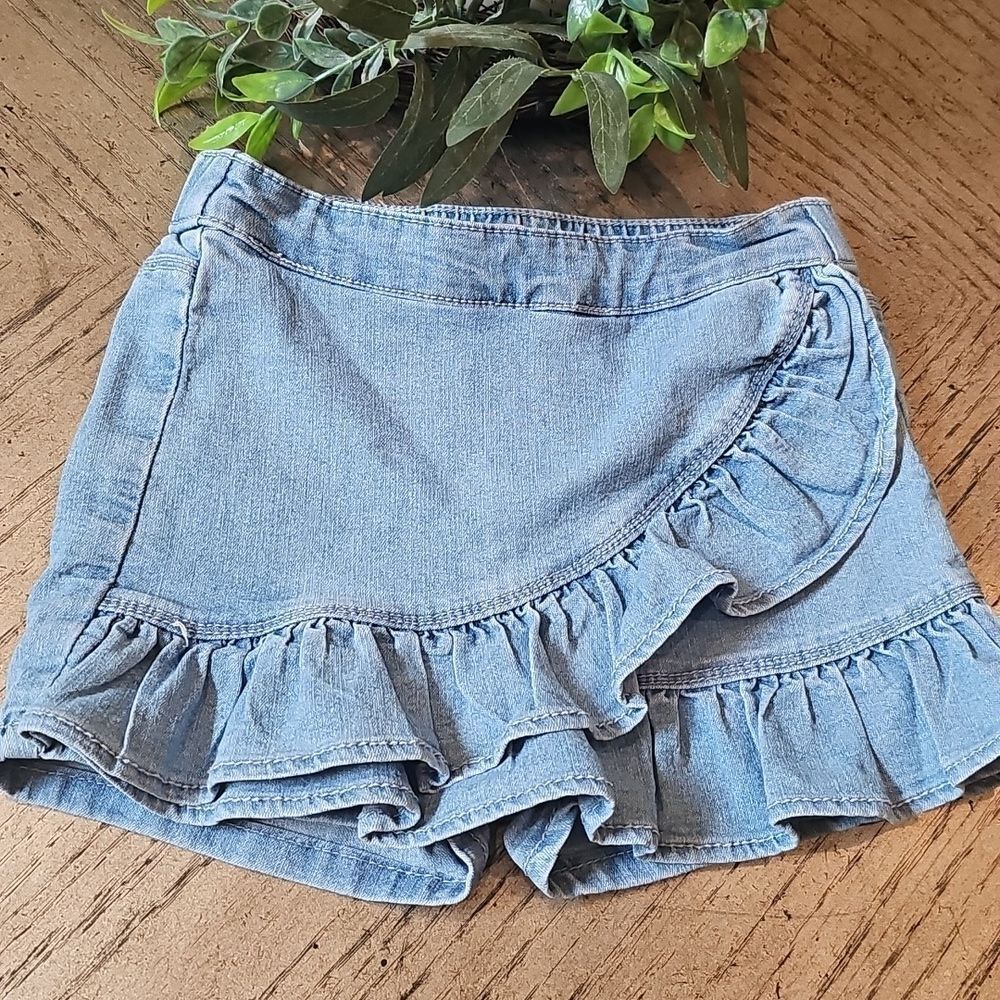 Jean Ruffle Skort Size 6 - Picture 7 of 7